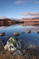 09-8129 The Black Mount Reflected in Lochan na h Achlaise Rannoch Moor Scotland